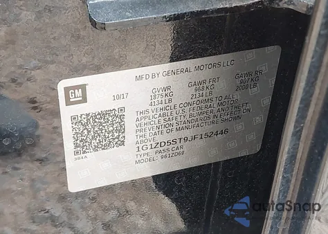 2018 Chevrolet Malibu Lt z USA, uszkodzony, nr VIN 1G1ZD5ST9JF152446